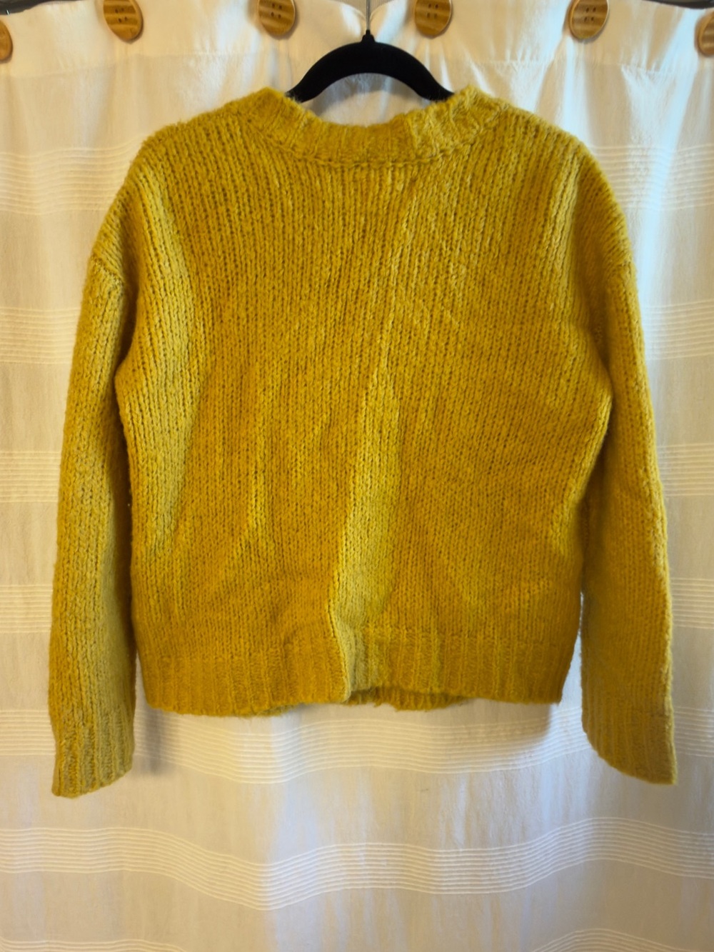 Maeve Anthropologie Yellow Bunny Cardigan Sweater - Picture 4 of 6